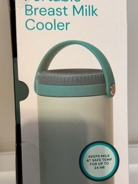 Willow Portable Breastmilk Cooler with Purple Accents